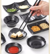 Japanese melamine dinnerware 2.5-9.5 inch small dishes set