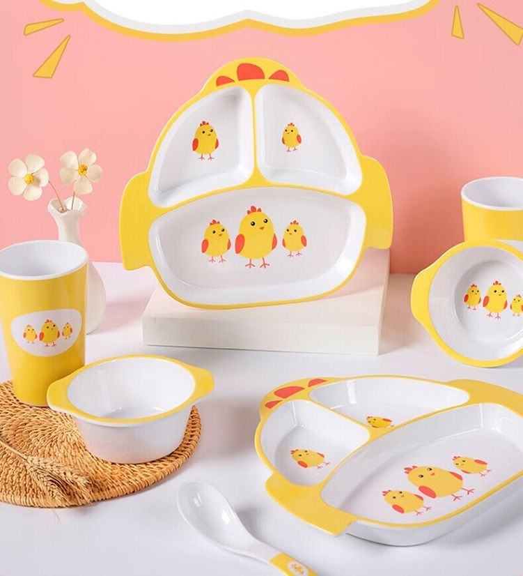 Melamine childrens plates 6.0-8.0 inch