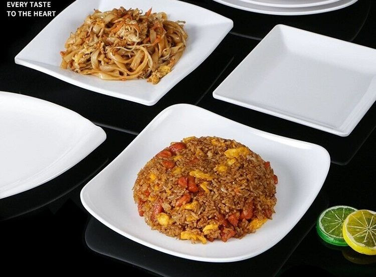 6.0-10.0 inch square melamine dinnerware