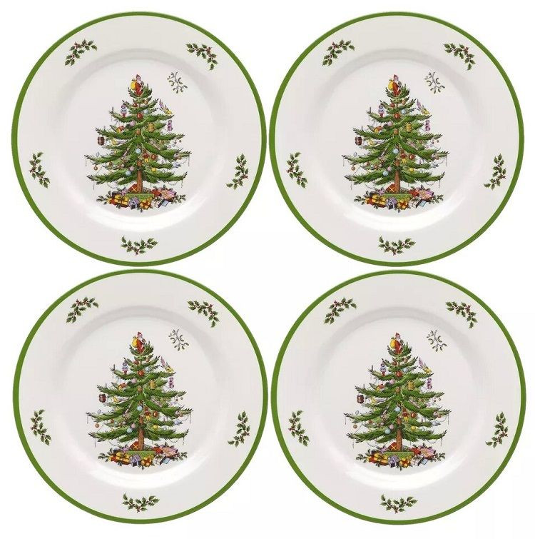 Melamine christmas dinnerware 8.0-12.0 inch dish for children