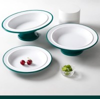 Outdoor tableware melamine 7.5-14.0 inch color plates set