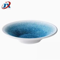Blue melamine dinnerware 8.3-11.0 inch color soup plates