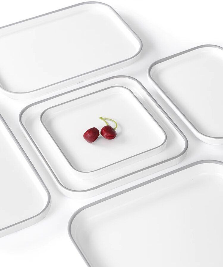 6.0-12.0 inch melamine dinner plates rectangular plates