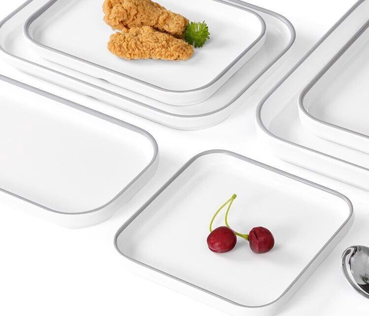 6.0-12.0 inch melamine dinner plates rectangular plates