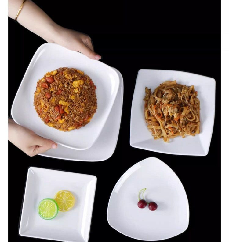 6.0-10.0 inch square melamine dinnerware