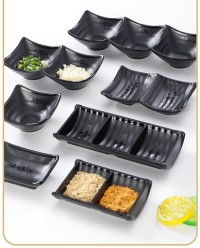 Japanese melamine dinnerware 2.5-9.5 inch small dishes set