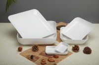 Melmac flatware dinnerware set