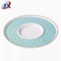 Melamine dinner plate set 9.0-14.5 inch color dish