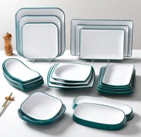 Outdoor tableware melamine 7.5-14.0 inch color plates set