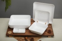 Melmac flatware dinnerware set