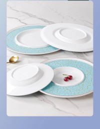Melamine dinner plate set 9.0-14.5 inch color dish